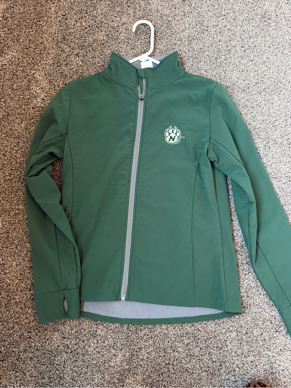 NWMSU Green Full-Zip Performance Jacket